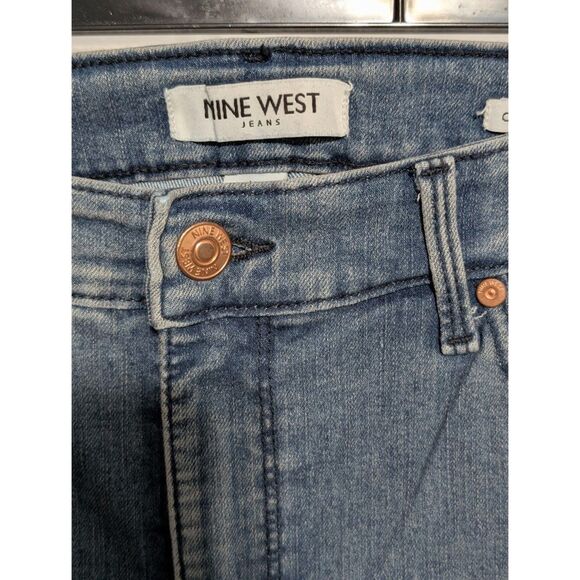 NWT Nine West Chrystie Capri's Denim Jean Size 12x23 - Picture 6 of 14